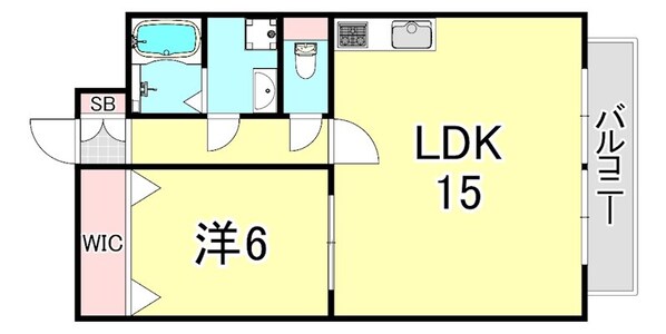 イマキタハイツ18の物件間取画像